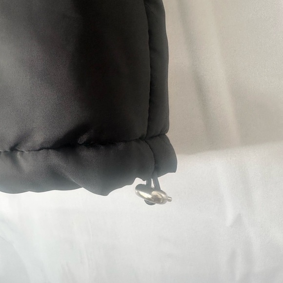 Black Puffer Vest with Tan Sherpa Collar Size L - Picture 11 of 11